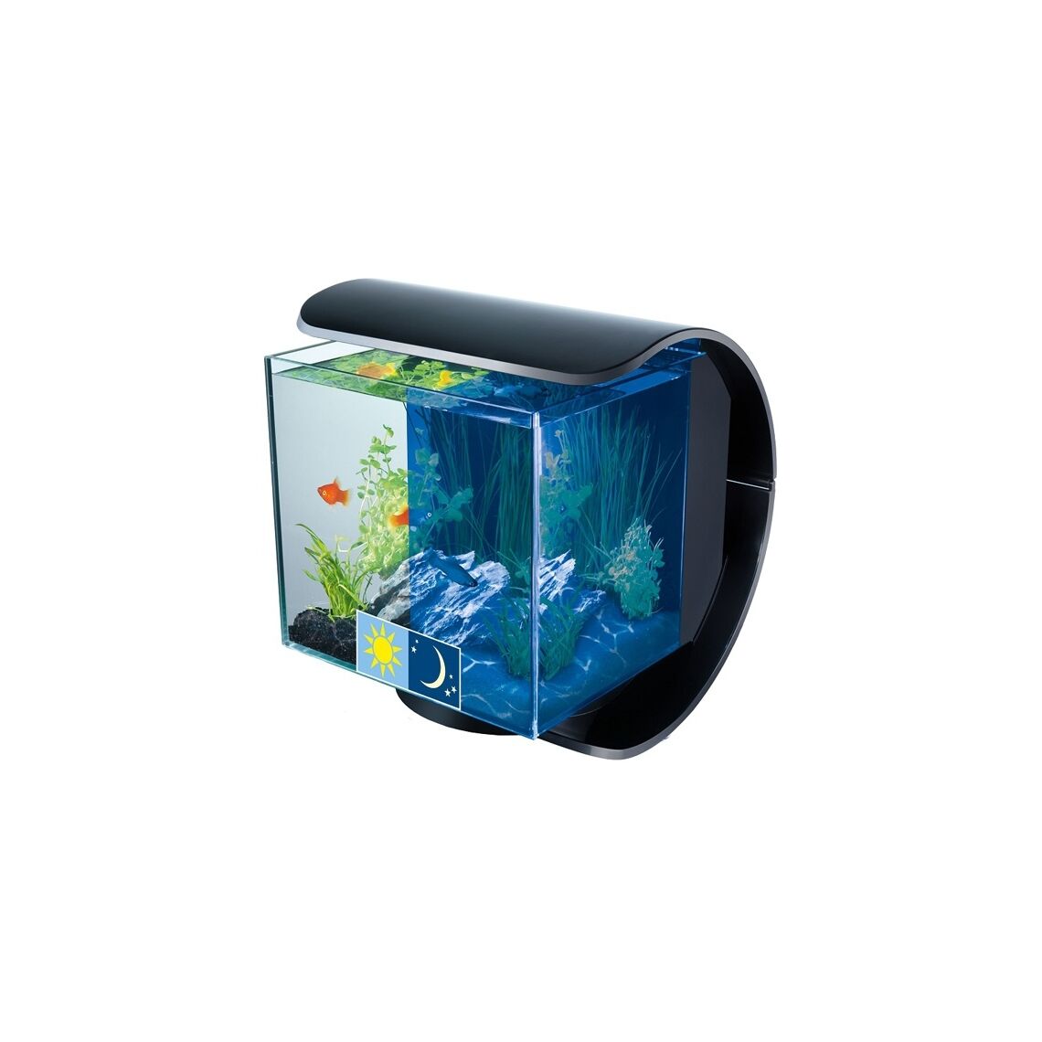 Аквариум Tetra Silhouette LED Tank с освещением и фильтром, 12 литров (31х31.5x27.5см)