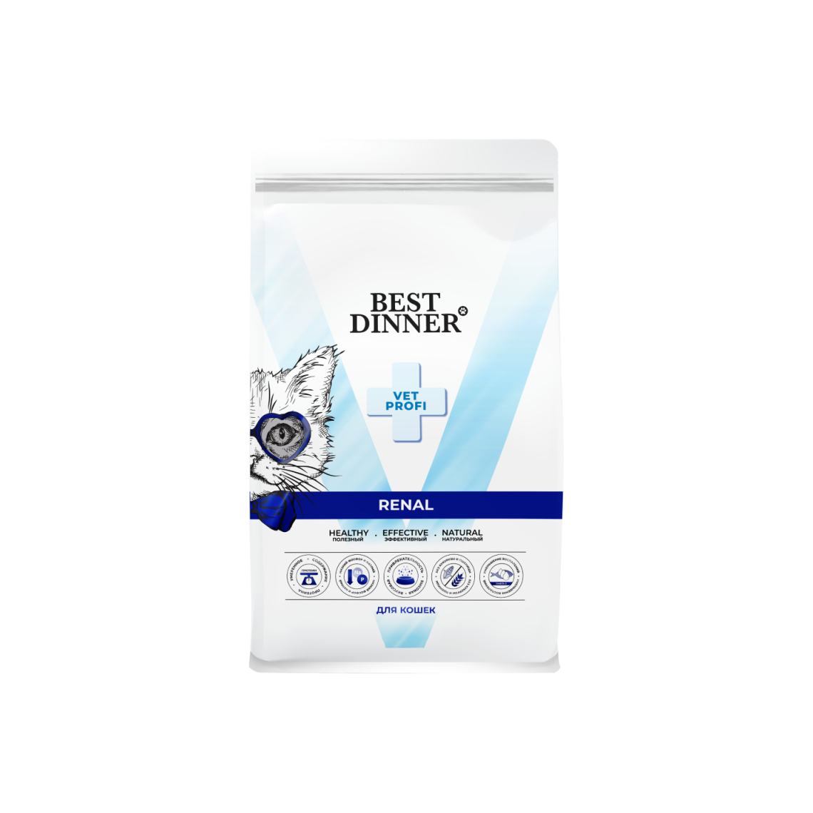 Best Dinner Vet Profi Renal сухой корм при острых и хронических болезнях почек у кошек 400 гр