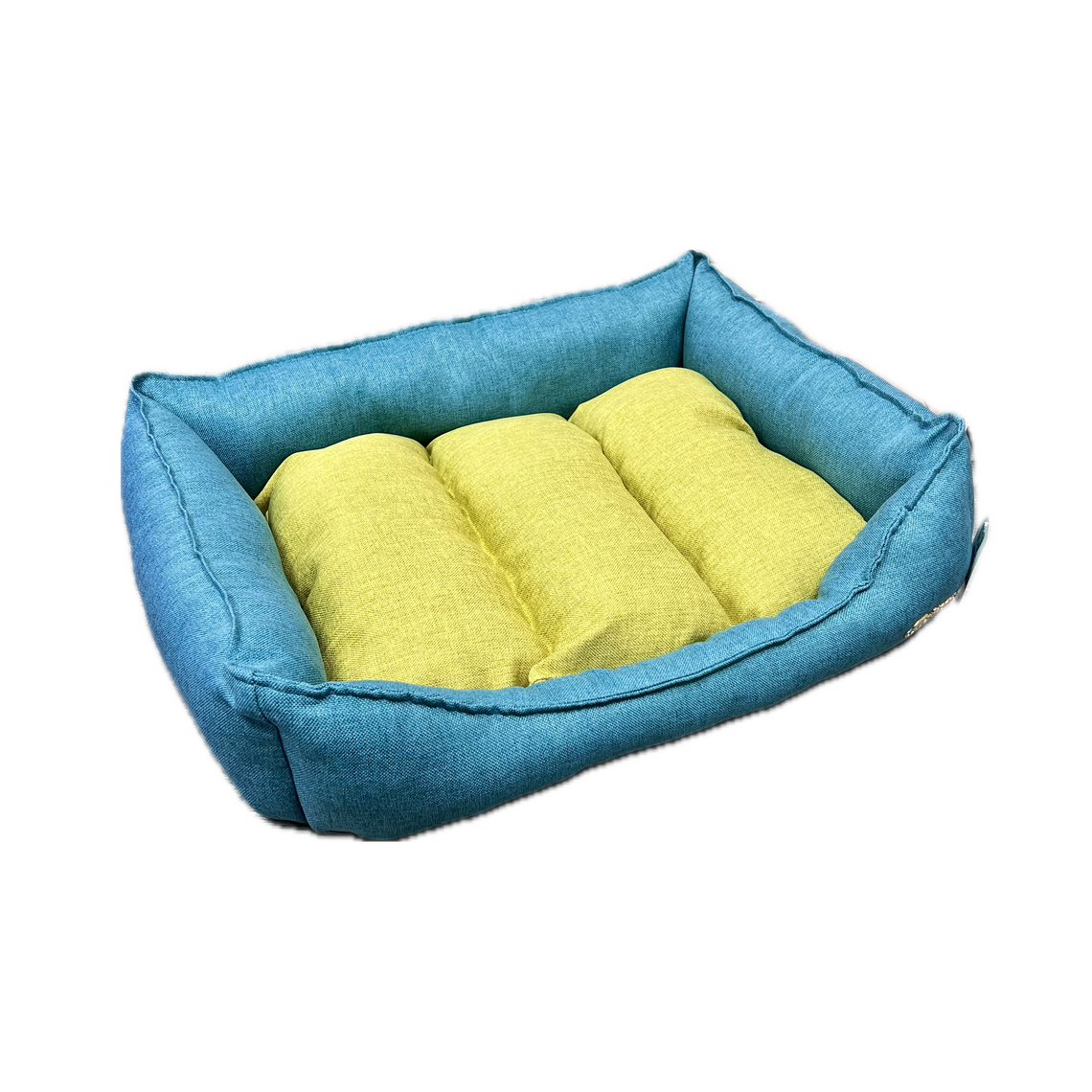 LOORI Лежак  "ЛЮКС" бирюза малая 60*50 см