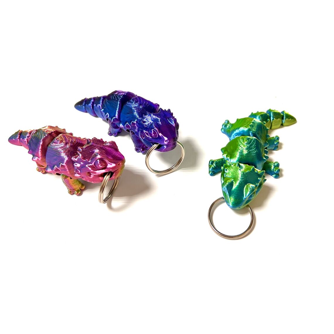 Подвижная игрушка Бородатая ящерица брелок