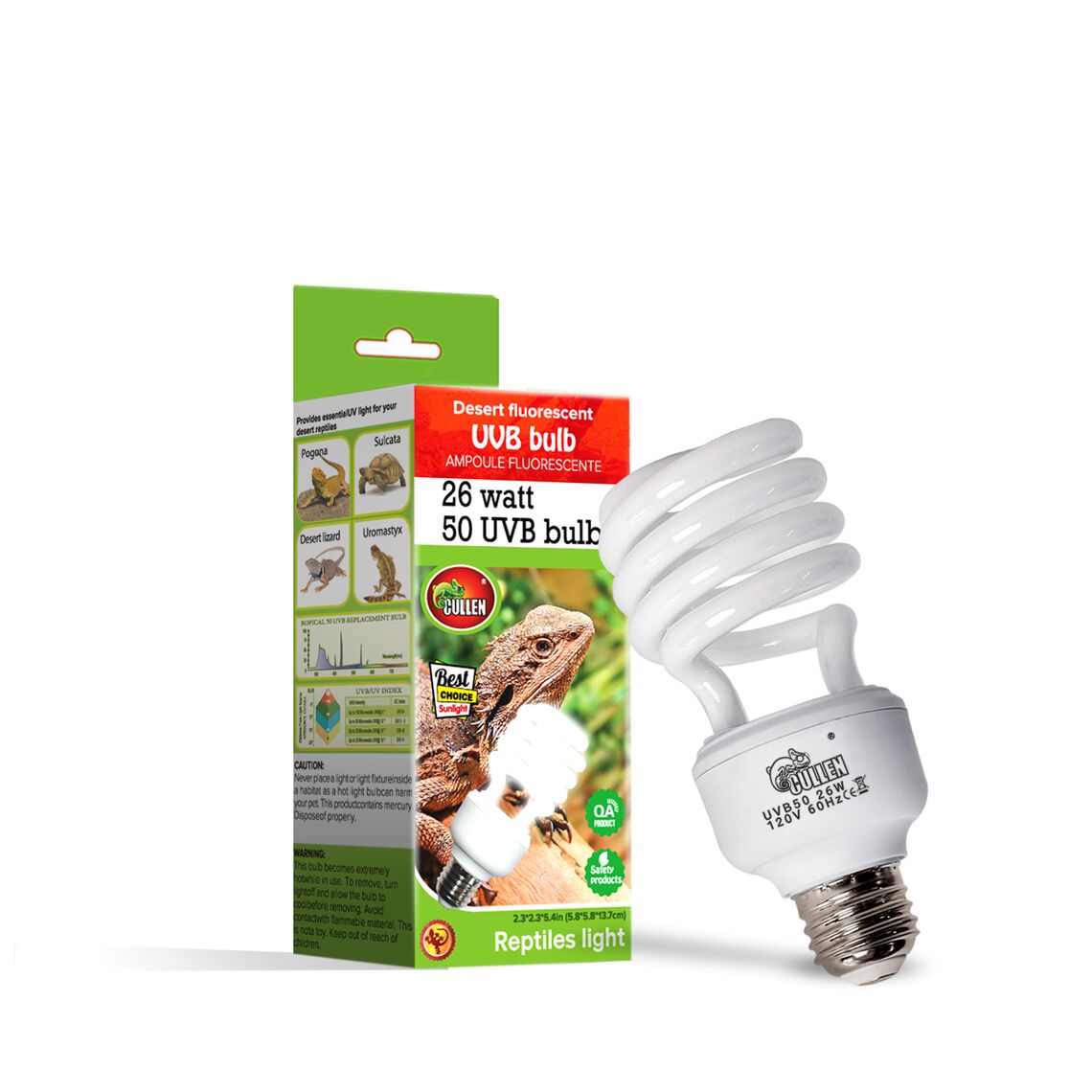 MCLANZOO Лампа УФ compact "Desert" UVB 10.0 26 Вт