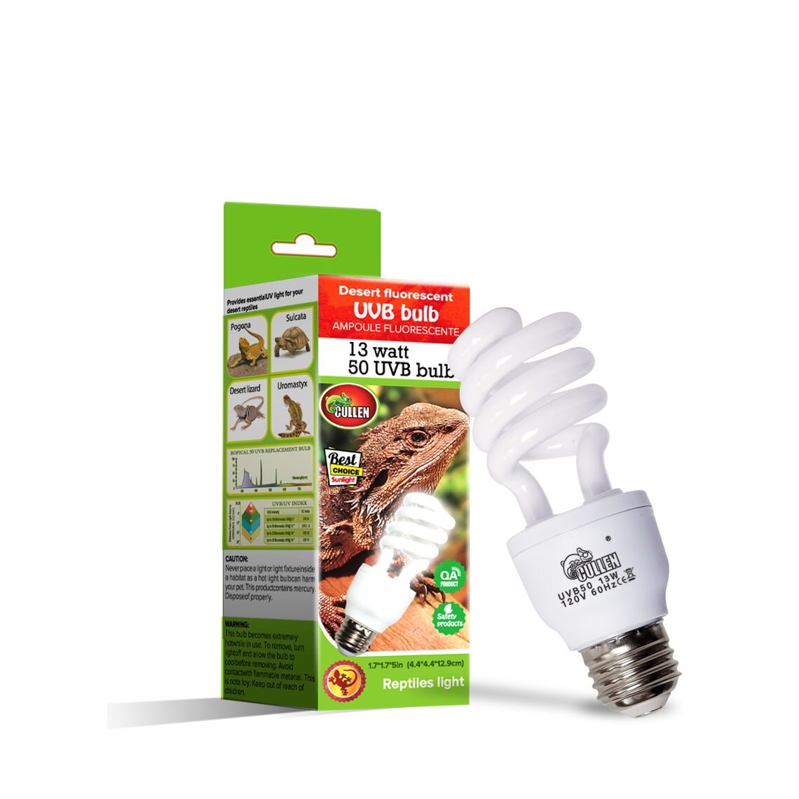 MCLANZOO Лампа УФ compact "Desert" UVB 10.0 13 Вт