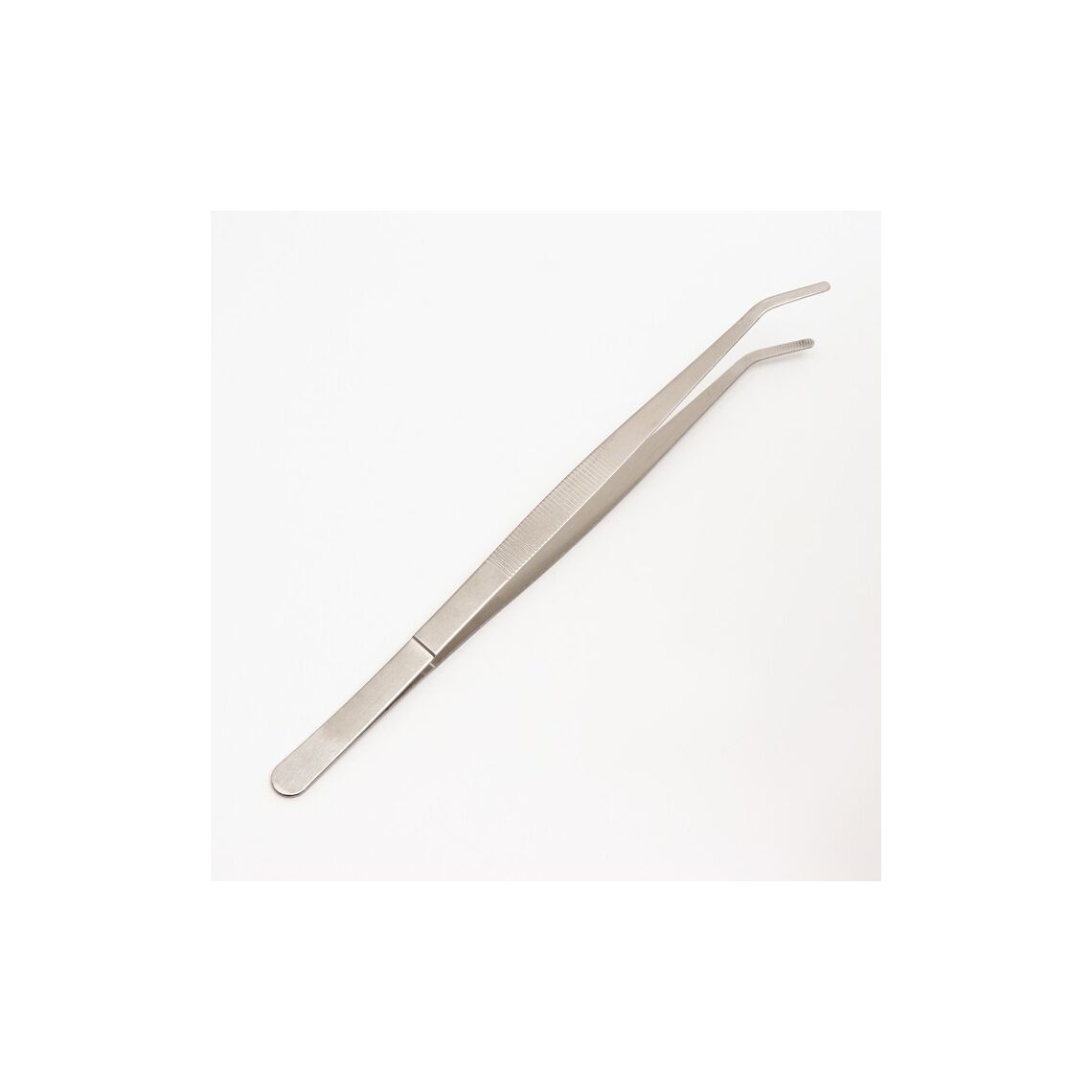 NomoyPet Пинцет для террариума из нержавеющей стали, изогнутый, 20 см