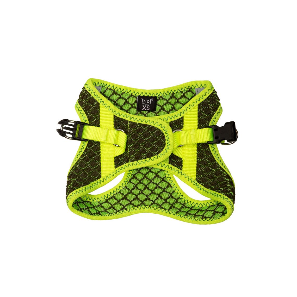 Triol Шлейка-жилетка мягкая со светоотраж. элементами "Нео" XS, темно-серая, обхват груди 340-360