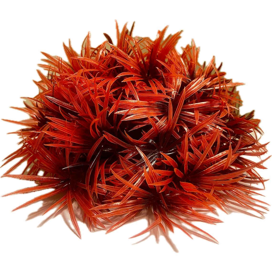 Искусственное растение Объемная пальма красная 25*25 см