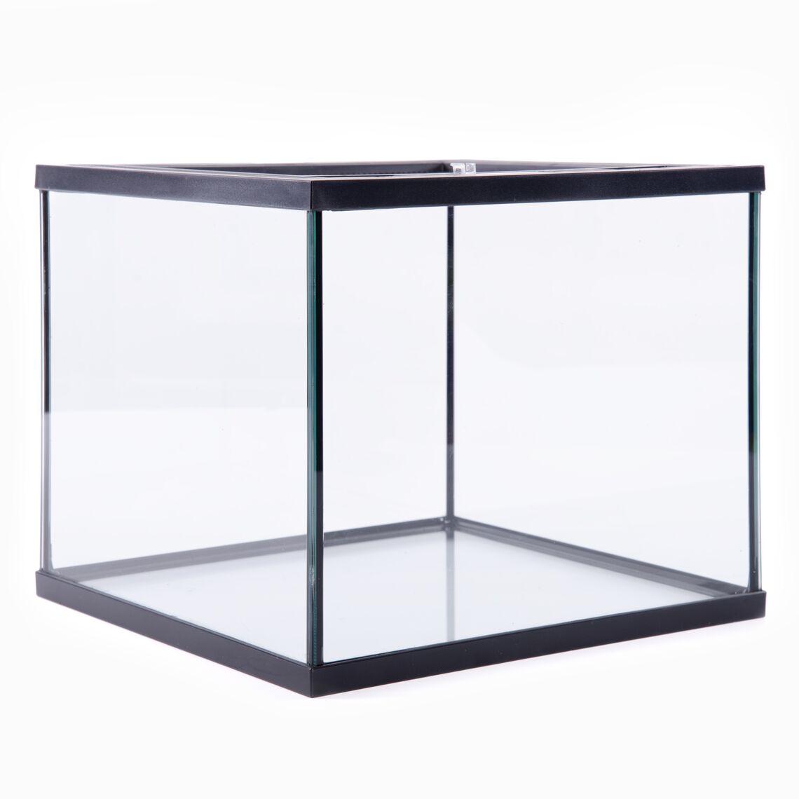 MCLANZOO Террариум стеклянный с верхней крышкой, черный, 30x30x25см