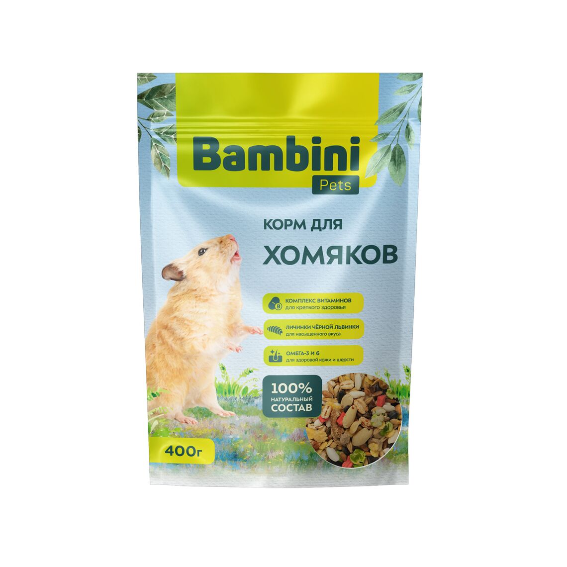 Bambini Pets корм для хомяков 400 г