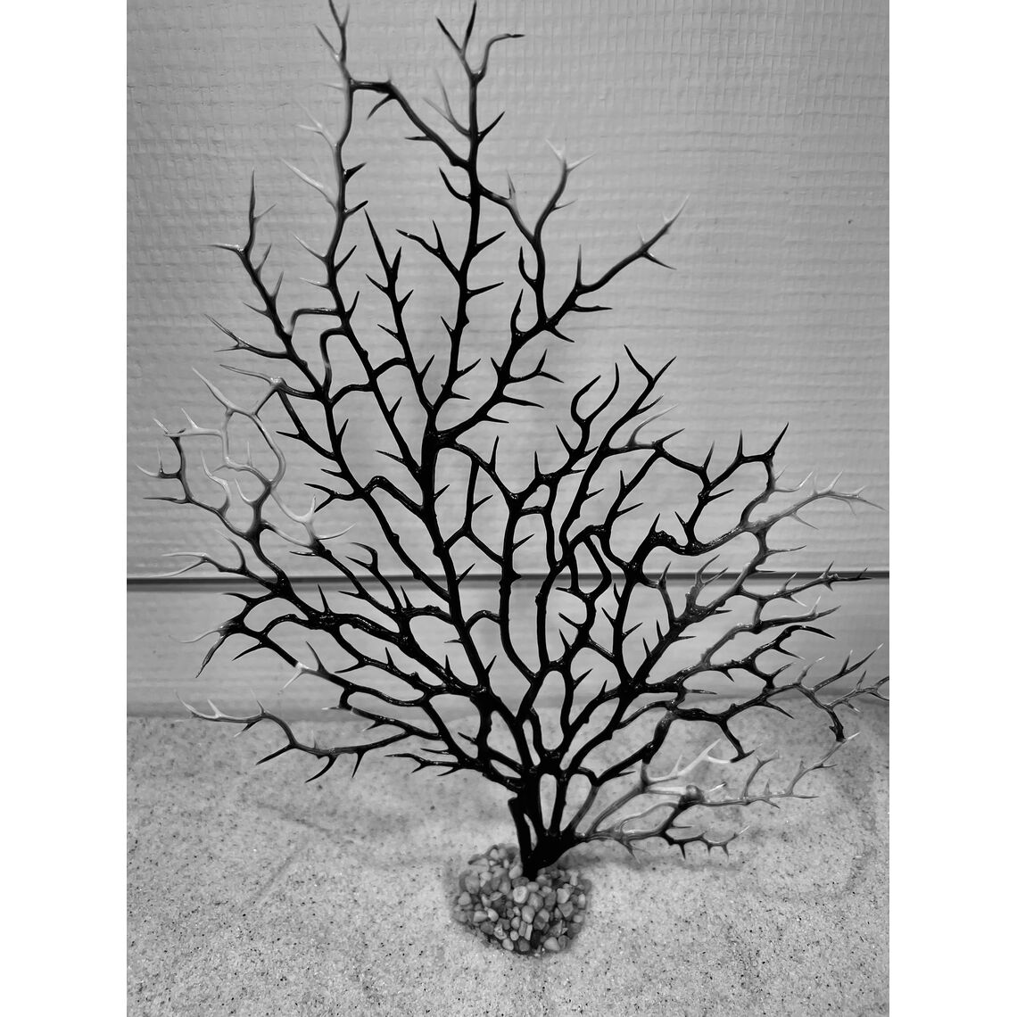 Ветка коралла 30 см  Черный