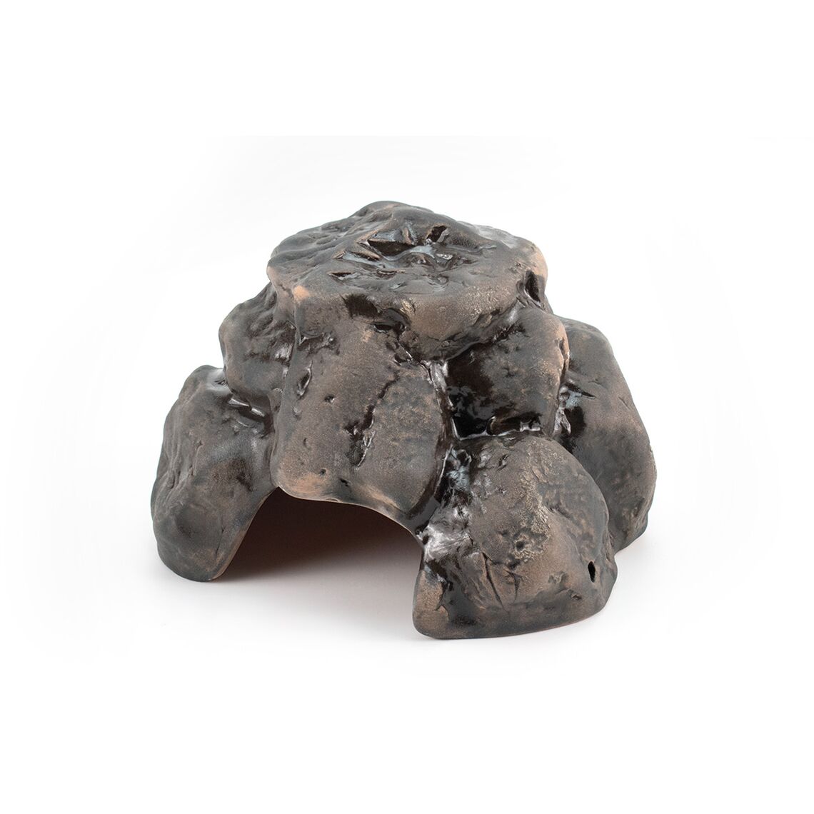 NOVAMARK HARDSCAPING Керамическое Укрытие Камень черный 15*15*11см