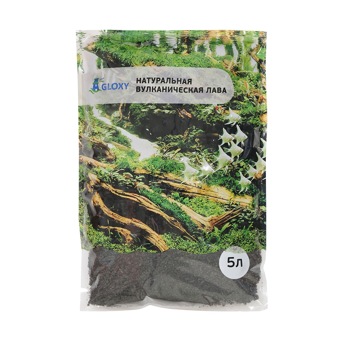 GIOXY Лава  черная 3-5 мм 5 л