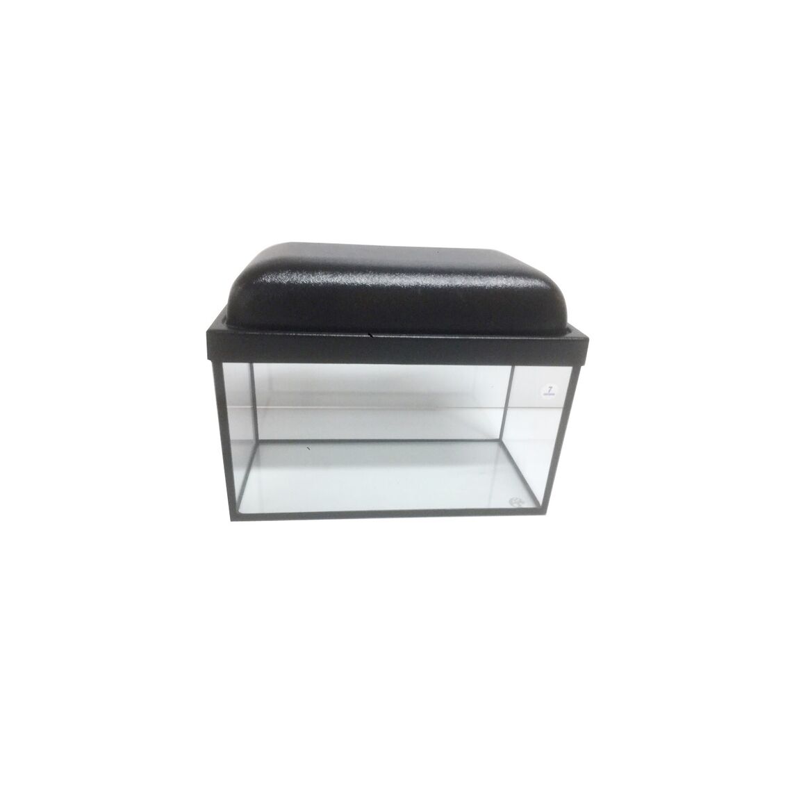 Аквариум GF Прямоугольный 7 л черный (крышка с патроном E14) 300*140*186 мм