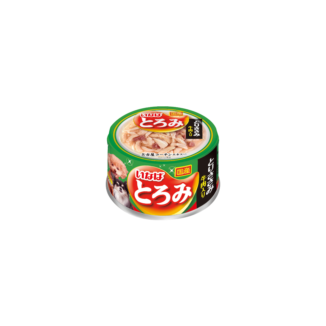 INABA Toromi для собак Куриное филе с говядиной, 80 г