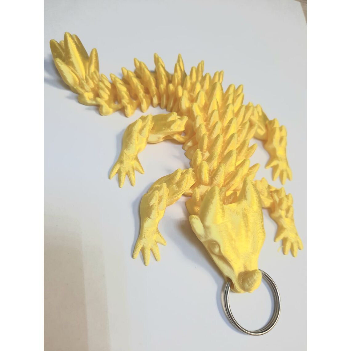 Подвижная игрушка Змеевидный дракон брелок L 18см