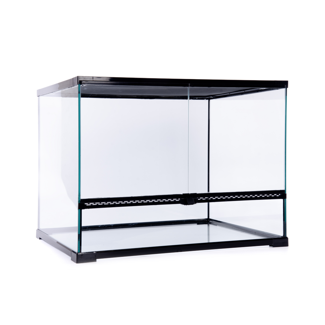 Террариум стеклянный MCLANZOO c двумя дверцами чёрный, 60х45хН45см